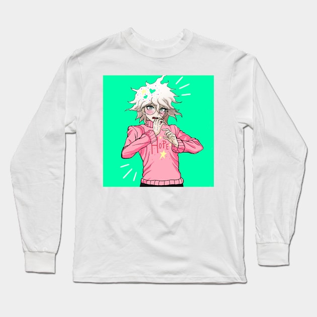 Cute Nagito Komaeda :) Long Sleeve T-Shirt by jmontesino07